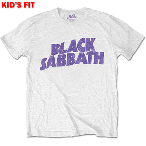 Black Sabbath - "Wavy Logo" Kids T-Shirt