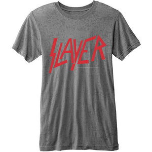 Slayer - "Classic Logo Grey" T-Shirt