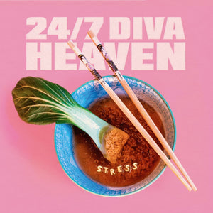 24/7 Diva Heaven - "Stress" LP  ( lim. col. first ed.)