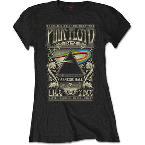 Pink Floyd - "Carnegie Hall Poster" Girlie T-Shirt